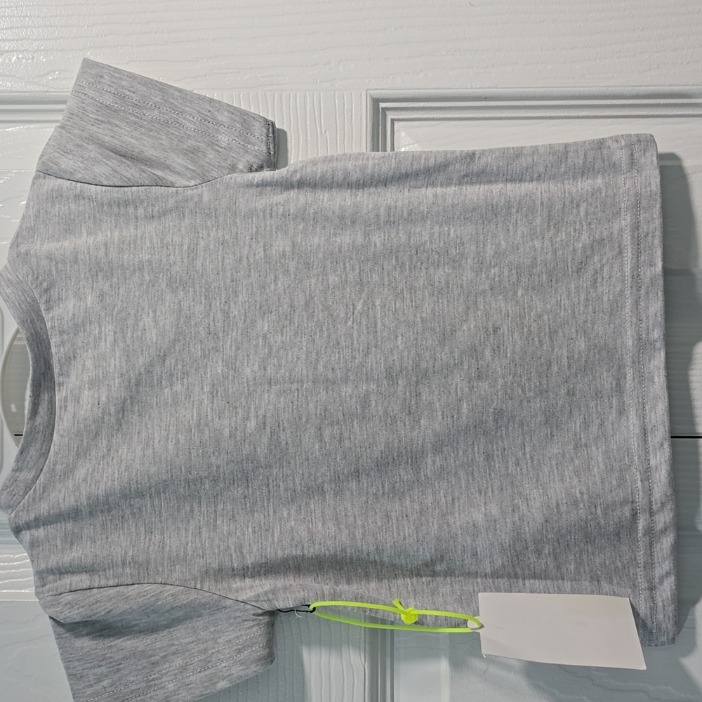 Rebels Light Gray Tee with Neon Logo - Picture 4 of 4